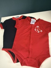 Majestic Boston Red Sox One Piece Baby Romper 3-6 Months