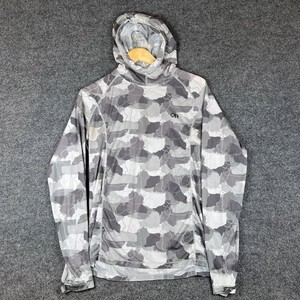 Sweat à Capuche Homme Outdoor Research Imprimé Atomes - Couleur Olive Foncé, Taille L, Neuf