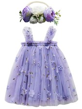 Layered Tulle Tutu Dress for Toddler Girls,Baby Girl Rainbow Tutu Princess Sk...