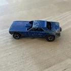 RARE VINTAGE 1969 MATTEL HOT WHEELS REDLINE TOP ELIMINATOR 6969 BLUE BODY & BASE