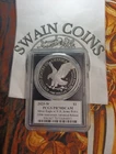 2025 W American SILVER EAGLE Army Privy PF70 Signed By Cleveland & Balan E155