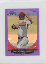 2013 Bowman Chrome Minis Purple Refractor 5/5 Michael Lorenzen #61 2h4