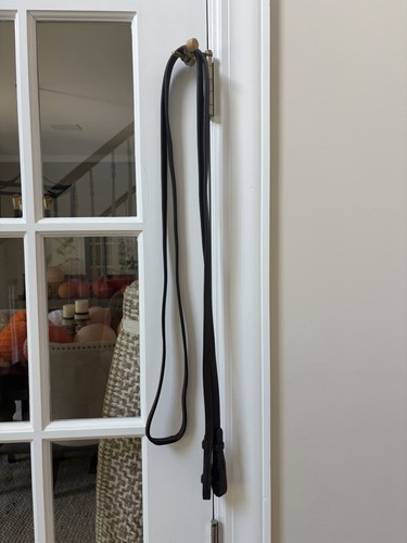 Arc de Triomphe Dark Brown Leather Curb Reins