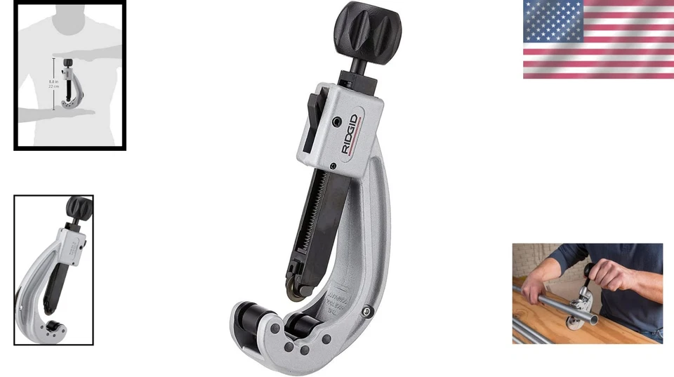 Ergonomic Ridgid 152 Tube Cutter with Quick-Acting Design & Lifetime - Image 2 of 4