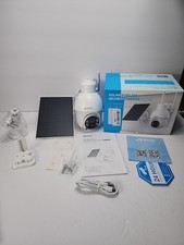 Solar Surveillance Outdoor Security Camera 2K 360  View WiFi Solar Panel Spotlig