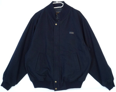 Vintage Paul & Shark Sailing Navy Blue Bomber Jacket Men's M