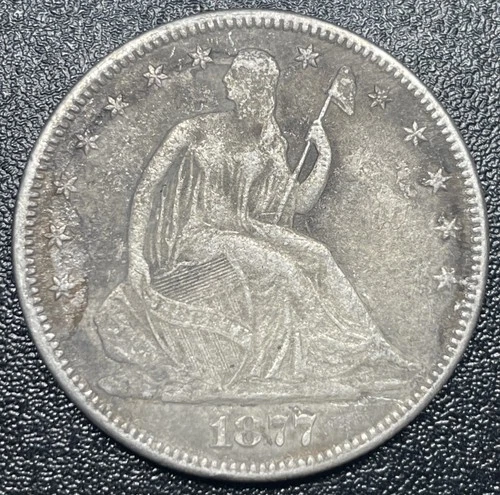1877-P Seated Liberty Half Dollar 50C VF Details