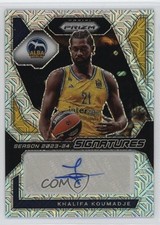 2023-24 Prizm Turkish Airlines EuroLeague Mojo 1/25 Khalifa Koumadje Auto 3d3