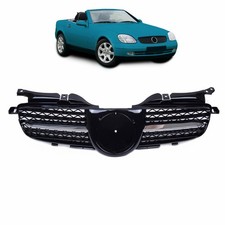 Kühlergrill schwarz / chrom passend für Mercedes SLK R170 96-04