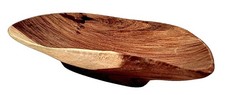 Cuenco de madera de granadillo torneado a mano con base de pedestal 8,5 pulgadas x 4,25 pulgadas.