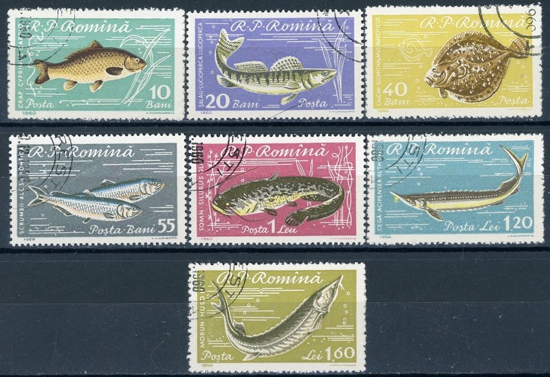 sr0447 Romania Sc#1388-94 Canceled