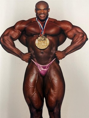 RONNIE COLEMAN bodybuilding muscle beefcake photo (rp)