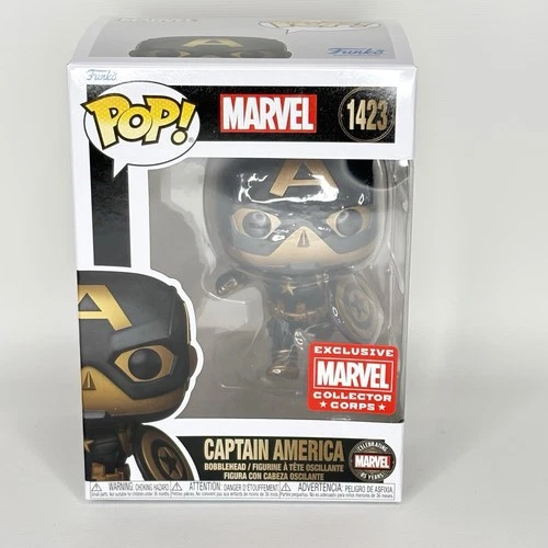 CAPTAIN AMERICA # 1423 Funko Pop! Marvel Collector Corps Exclusive AUTHENTIC NEW