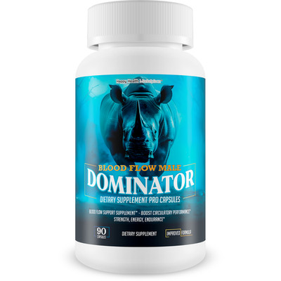 Blood Flow Male Dominator - Our Best Advanced Blood Flow Supplement for Men