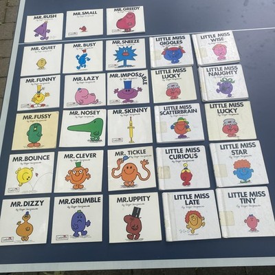 Lot of 27 Little Miss And Mr. Roger Hargreaves Books in Good Condition