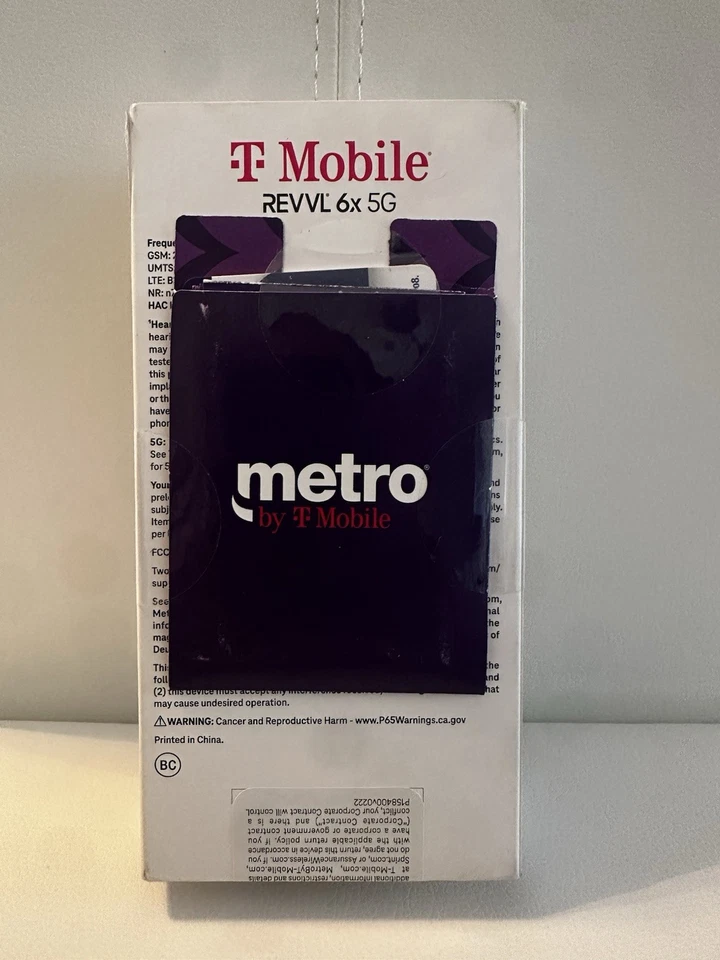 NEW Metro by T-Mobile REVVL 6x 5G, 64GB, Gray - Prepaid Smartphone - Image 2 of 4