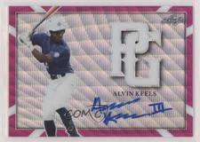 2021 Leaf Perfect Game National Showcase Pink Wave 4/6 Alvin Keels Auto 01wi