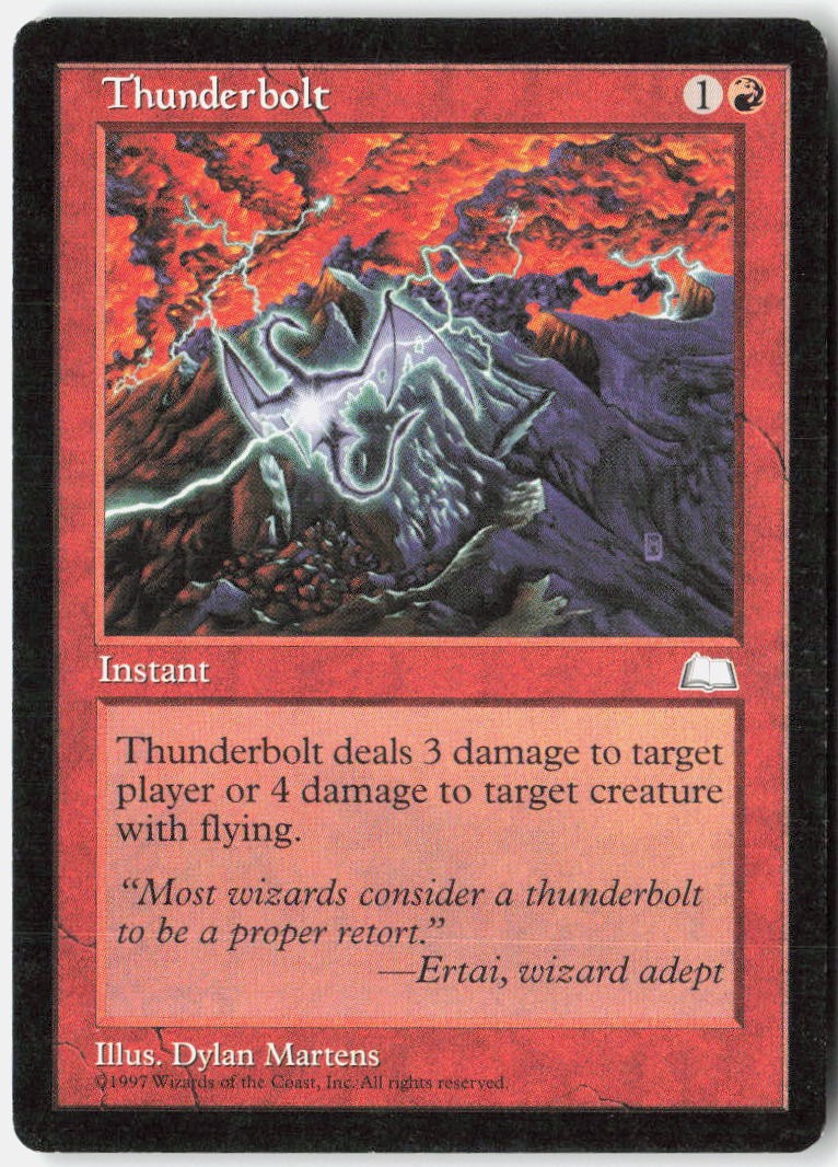 Magic - Thunderbolt Weatherlight [WTH - 115] NM Common