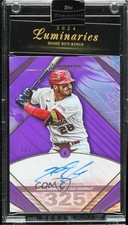 2024 Topps Luminaries Home Run Kings Purple 3/3 Nolan Arenado #HRK-NA Auto h3a