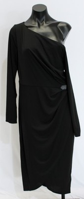 Lauren Ralph Lauren Women's Buckle Jersey Off-Shoulder Dress CA4 Black Size 12 | eBay Lauren Ralph Lauren Women's Buckle Jersey Off-Shoulder Dress CA4 Black Size 12 | eBay