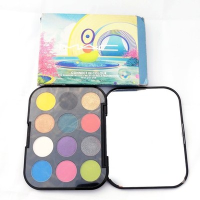 MAC CONNECT IN COLOUR Eye Shadow Palette HI-FI COLOR Brights 12 Shade BNIB
