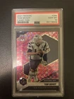 Panini 2021 Mosaic Super Bowl MVPs Tom Brady #284 Camo Pink Mosaic Prizm PSA 10