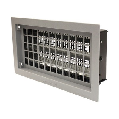 Air Vent 8 in. H X 16 in. W Gray Plastic Automatic Foundation Vent (Pack of 10)