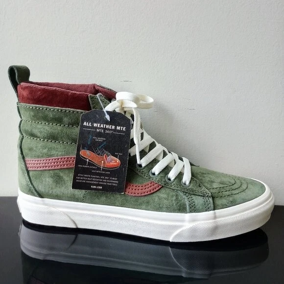 Vans Women s Sk8 Hi MTE High Top Suede Sneaker in Cool Unique Color