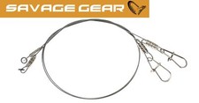 Savage Gear Titanium Jerkbait Vorfach 22cm 0,5mm 20kg - 2 Vorfächer Titanvorfach