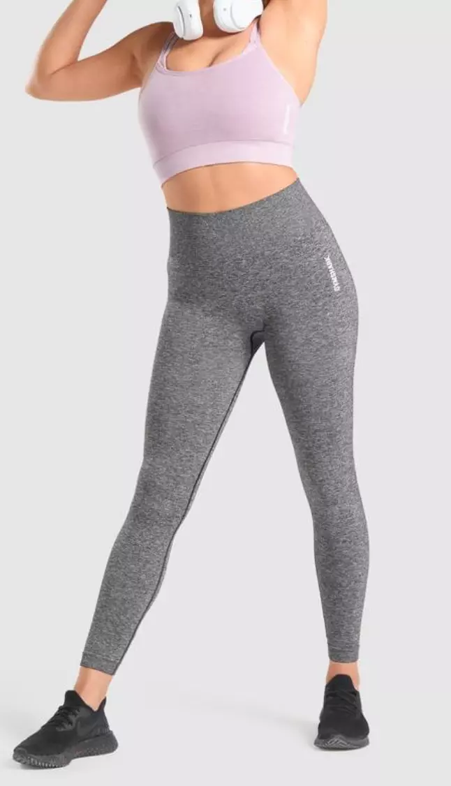Gymshark grey top marl leggings