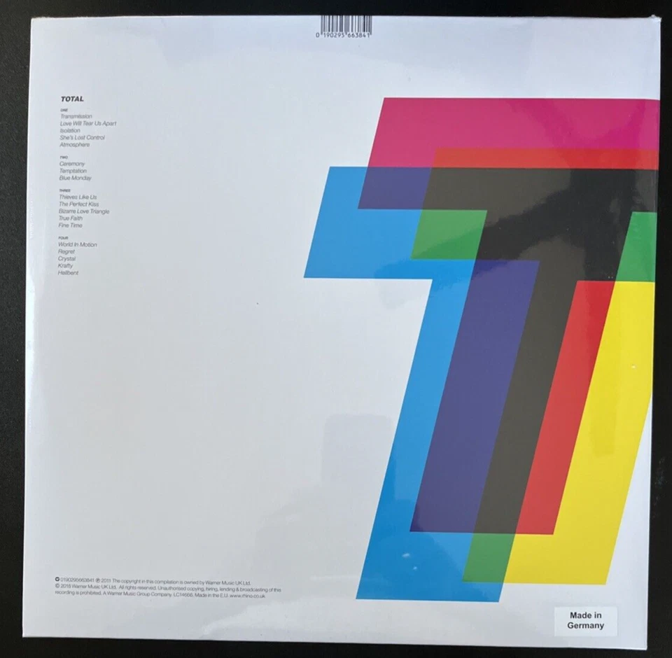 JOY DIVISION/ NEW ORDER TOTAL VINYL 2LP IMPORT NEW SEALED MINT - Image 2 of 2