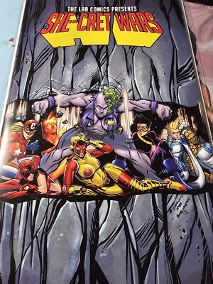 She-Cret Wars 1 Elliot Fernandez cover homage to Bob Layton's 'Secret Wars #4'