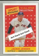 Jackie Jensen Boston Red Sox 2025 Baseball Art Card