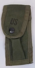 US Military Army 9MM Mag Magazine Ammo Pouch w/ Alice Clips OD Green