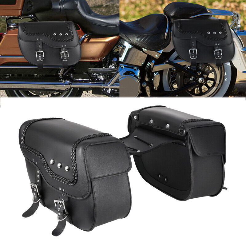 Luggage Side Saddlebags Tool Bag For Honda Shadow ACE Aero Spirit VT 750 1100-image