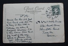 DUN LAOG ARE (Dun Laoghaire), Ireland 1948 postmark on a Dublin postcard