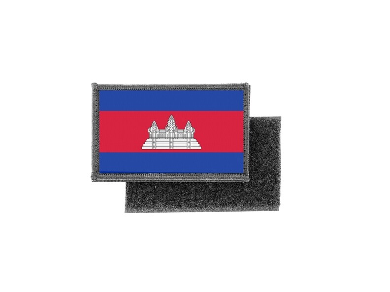 Pin's Badge Drapeau Cambodge - Cocarde Ronde - Collection Accessoire