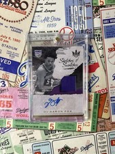 2017-18 Panini Court Kings - Sketches & Swatches #SS-DF De'Aaron Fox RPA  /399