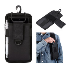 Bolsa con correa para mochila, accesorio para mochila funda para teléfono celular con clip para cinturón