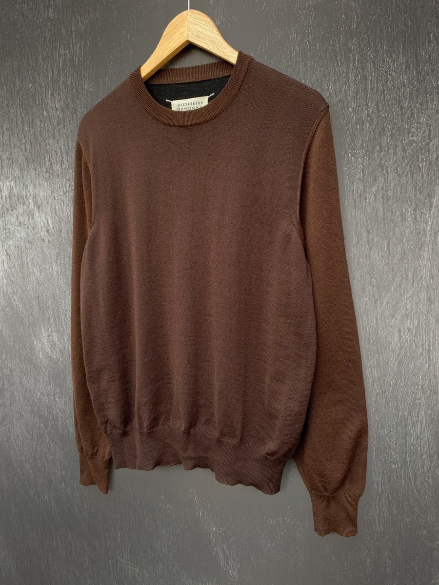 Maison Martin Margiela AW08 3 sector color wool line 10 sweater 