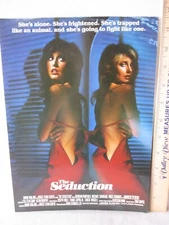 The Seduction Morgan Fairchild, 1981 Promo Poster Picture Synopsis Card RARE