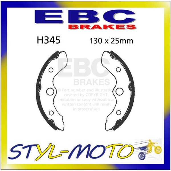 H345 Rachen Vorne Links EBC Honda TRX 300 1988-2000-image