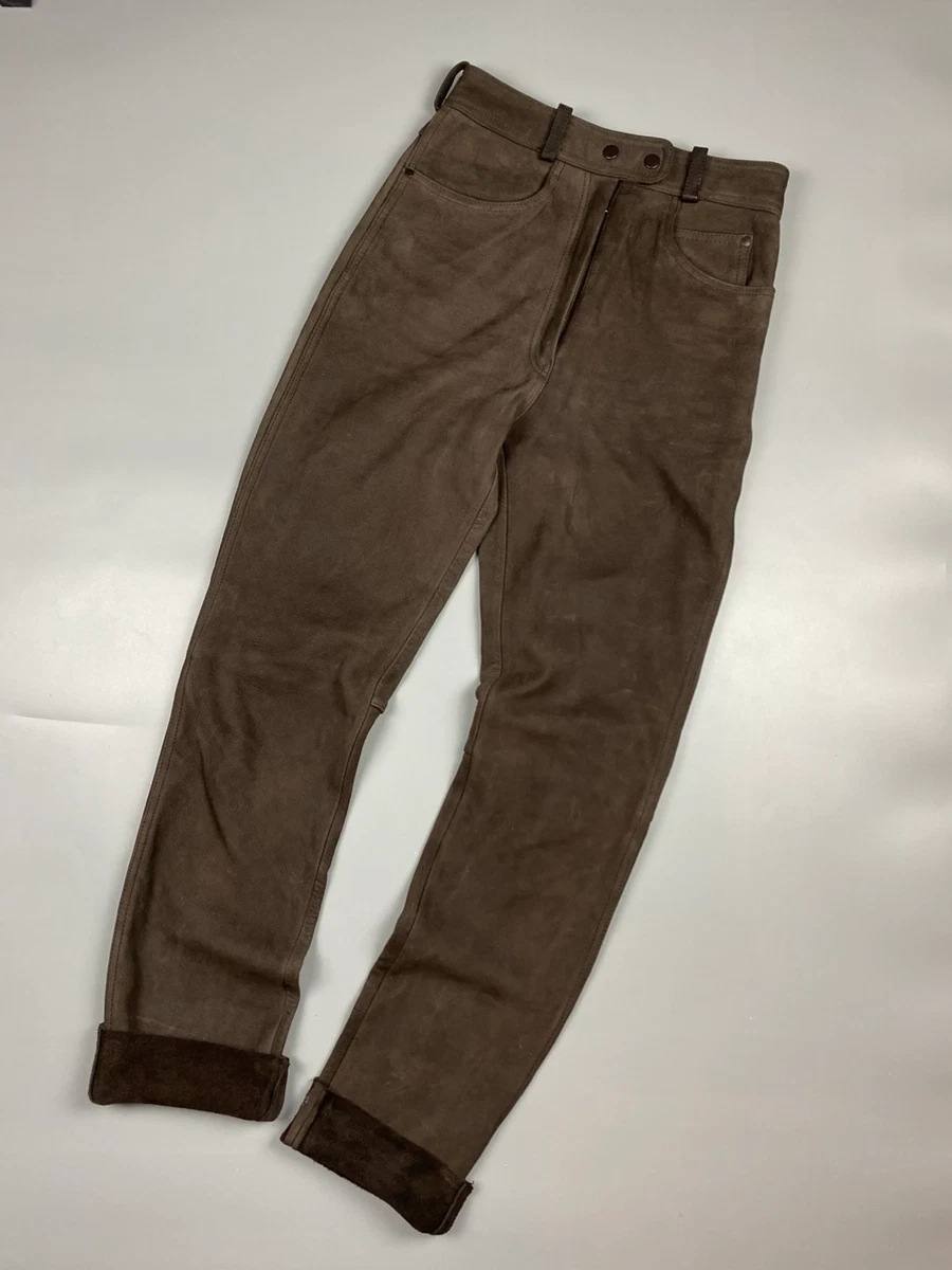 VTG Leather Brown Pants Cromwell