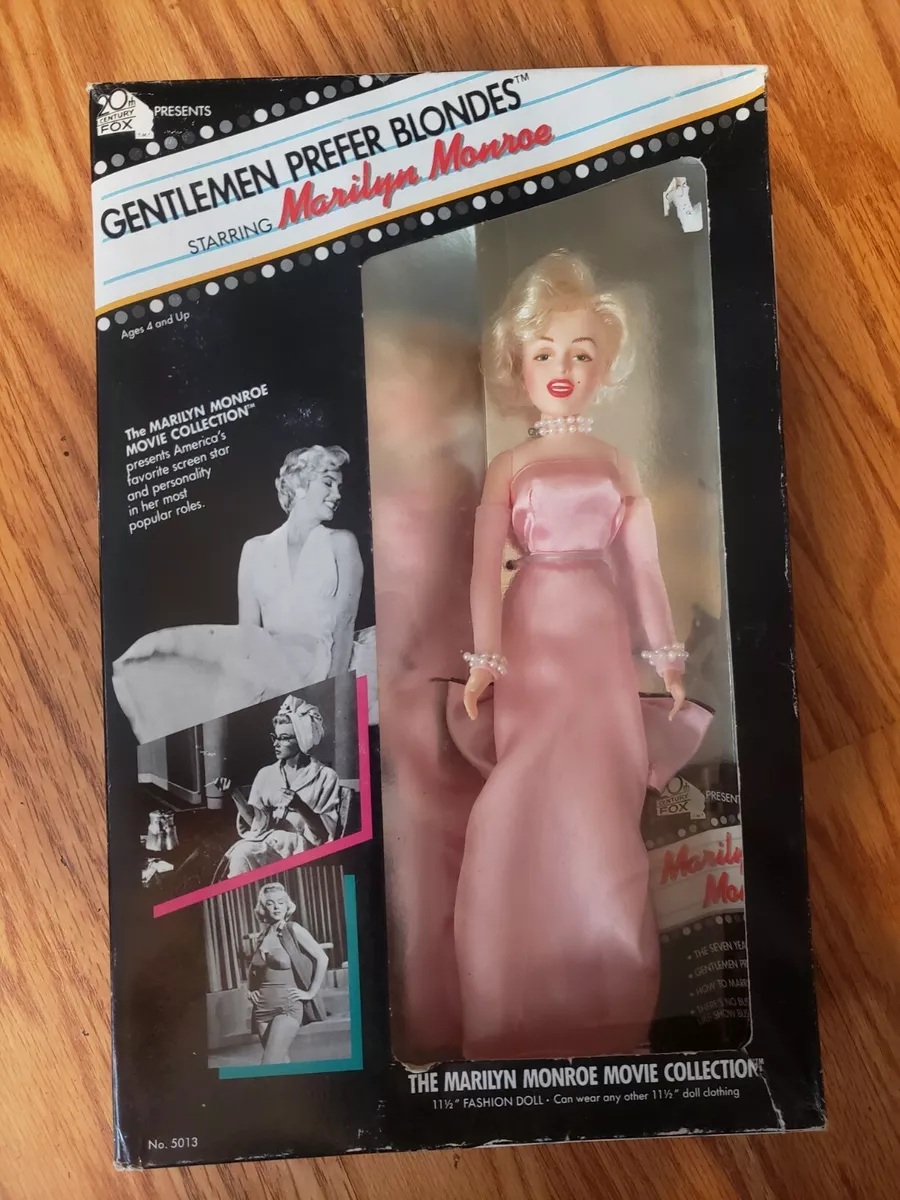 Vintage MARILYN MONROE gentlemen prefer blondes doll 5013 20th Century Fox
