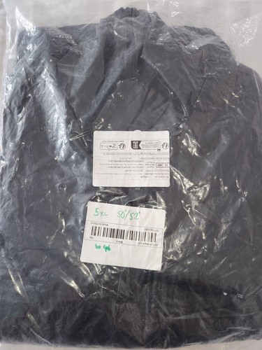 Black shiny faux leather PVC fish tail dress. 50"/52" bust. Size 24 UK New. - Picture 7 of 7