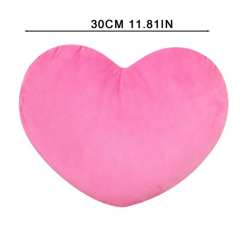 Linda almohada de corazón de felpa almohada de amor cojín de juguete almohadas para amigos de niños - Imagen 20 de 30