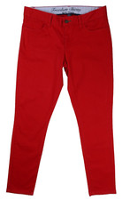 Tommy Hilfiger Womens Freedom Skinny Stretch Cotton Twill Pant Size 6 Tango Red