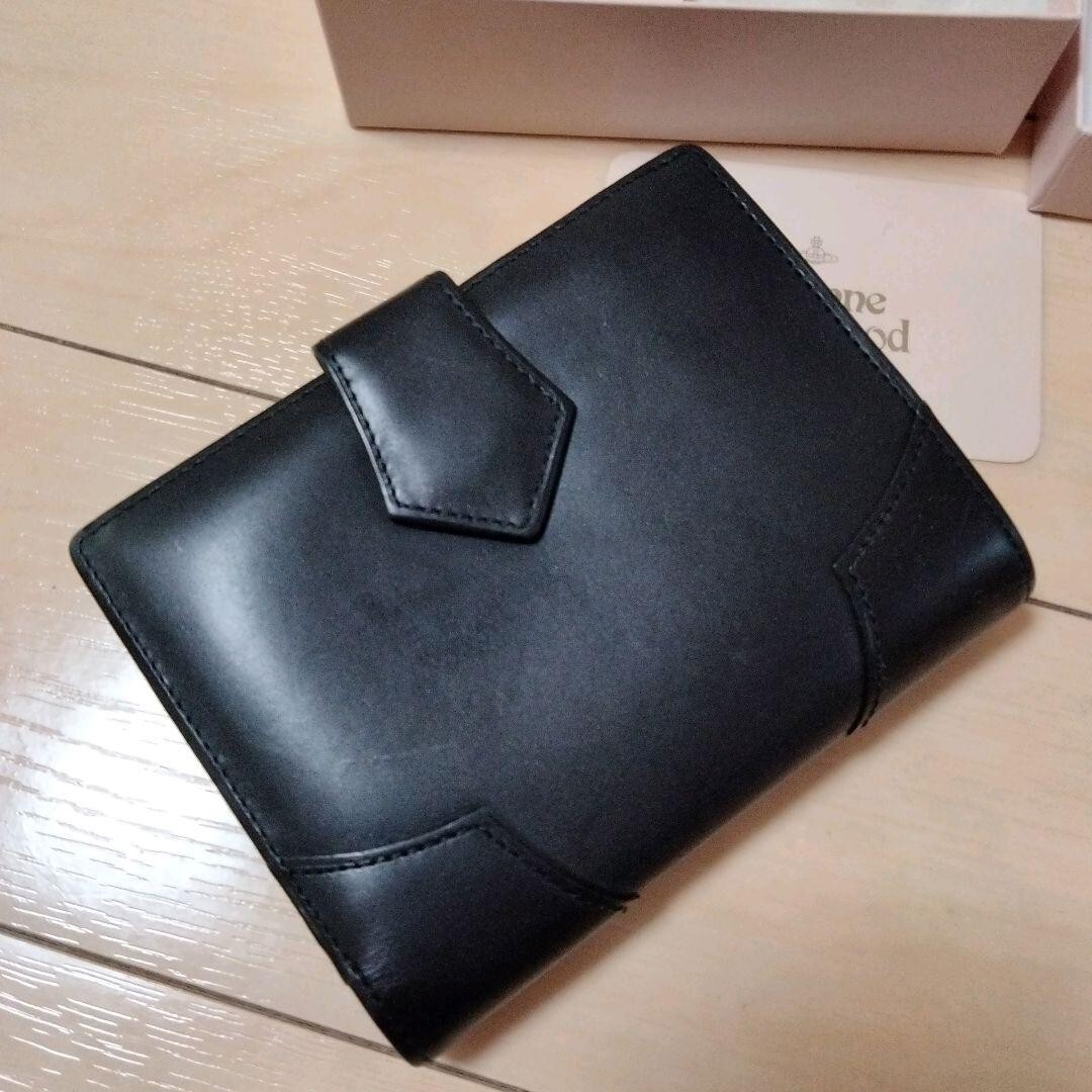 折りたたみ財布 Vivienne Westwood ORB Logo Card Holder Black 54020007US000DN Vivienne Westwood Folding Wallet Orb Black Box included
