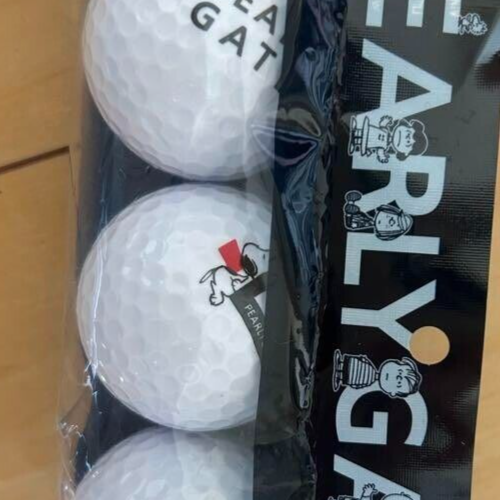 PEARLY GATES x SNOOPY Collaboration Golf Balls 3-Pack Set Color