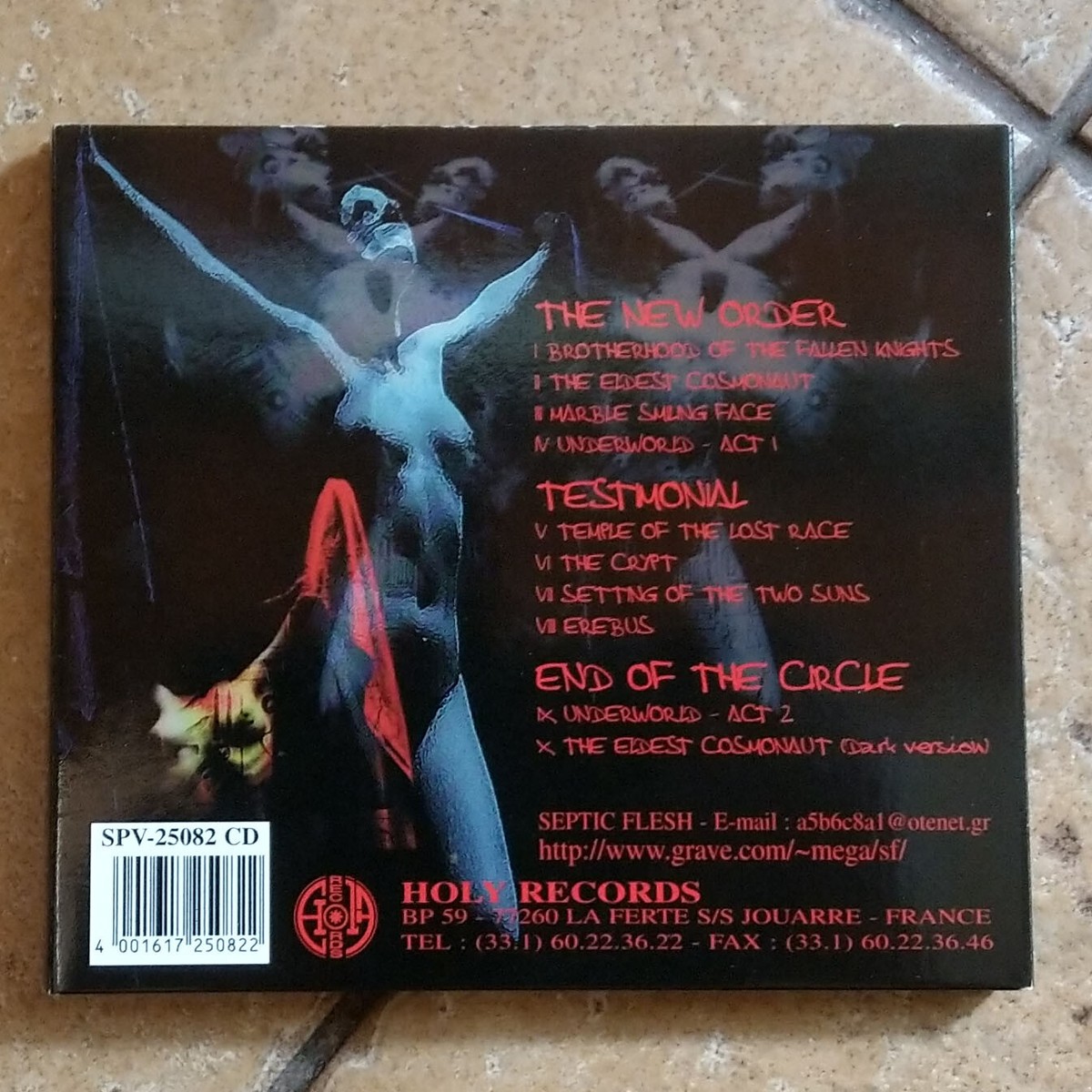 SEPTIC FLESH ‎– A Fallen Temple (1st press Digipack) | eBay